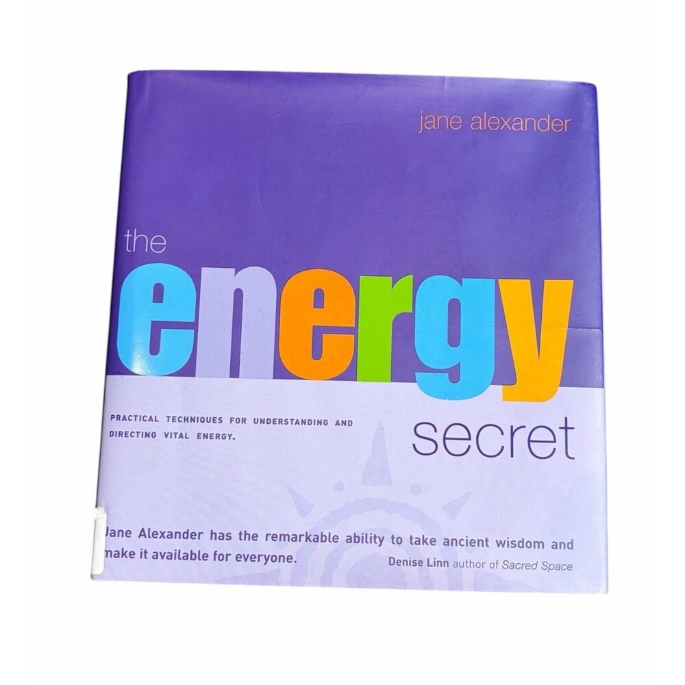 The Energy Secret Jane Alexander (2000) Hardcover Spiritual Occult Healing
